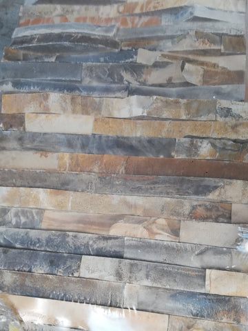 Revêtement vertical 60x15x2-6cm - Matériel: Stone Panel Solnhofener - LOT 42328 - Quantité: 2,34m2